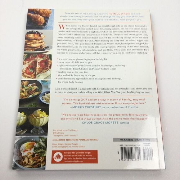 Cookbook, Whole New You Cookbook by Tia Mowry‎ - Picture 3 of 8
